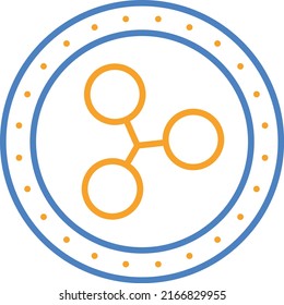 Icono de vector de ondas rígidas. Se puede usar para imprimir, móviles y aplicaciones web.