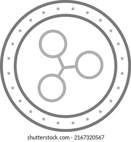 Ripple vector icon. Can be used for printing, mobile and web applications.