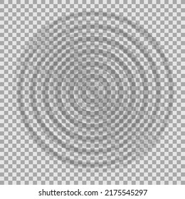 Ripple water top view. Splash water concentric rings with circle waves isolated on transparent background. Vector illustration