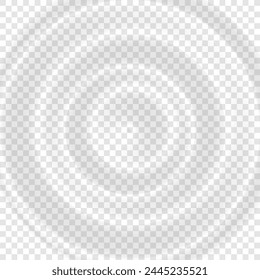 Ripple water top view. Splash water concentric rings with circle waves isolated on transparent background. Vector illustration