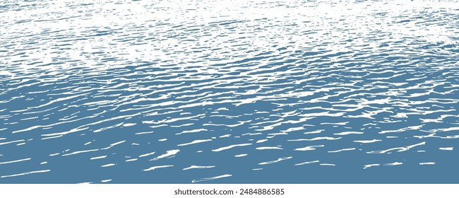 Ripple and water waves on surface of sea. Water surface texture. Small sea waves.