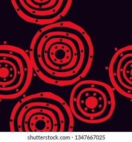 Ripples design.
Scandinavian style seamless pattern.