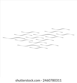 Wellen Vektorgrafik, Symbol Symbol Weiß Hintergrund EPS