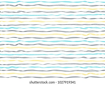 Rippling curved stripes vertical lines vector shirt pattern. Thin intersecting and parallel bent lines, curve wavy ribbons clothing textile.  Wavy stripes ripple silk fabric texture illustration.