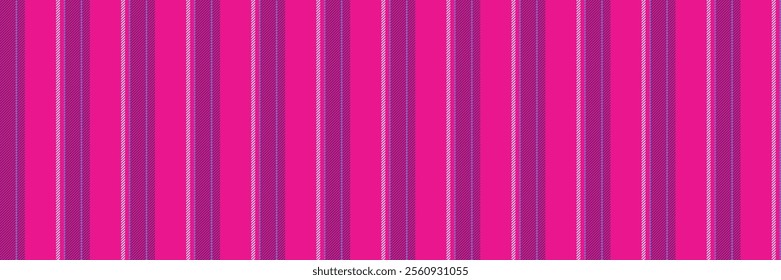 Rirthday lines stripe pattern, purchase texture textile background. Polf vertical seamless fabric vector in bright and purple colors palette.