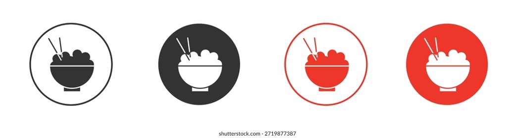 Icono de Rise Bowl. Diseño de Vector de Web