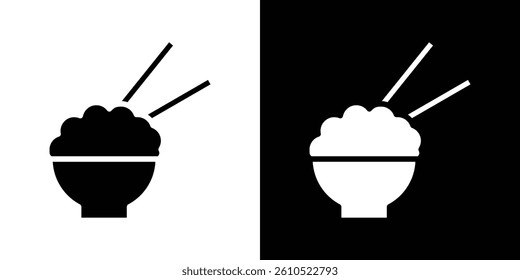 Rise Bowl icons vector set in solid flat style