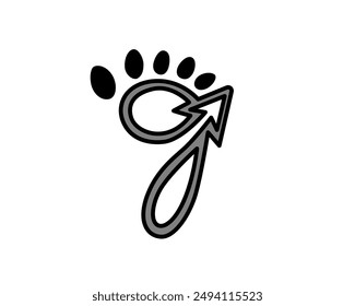 Plantilla de diseño de logotipo de flecha de progreso