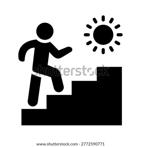 Rise Intention Icon Element For Design