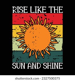 Rise Like The Sun And Shine, Hello Summer Vacation