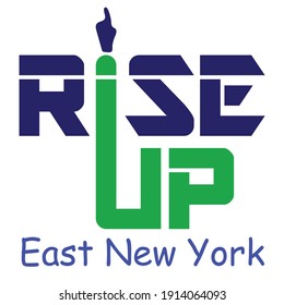 Rise Up Logo Vector Design