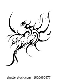 rise up phoenix magic bird celtic ethnic tattoo sticker symbol