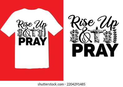 Rise Up and Pray svg design svg