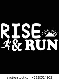 Rise  run EPS file for cutting machine. You can edit and print this vector art with EPS editor.