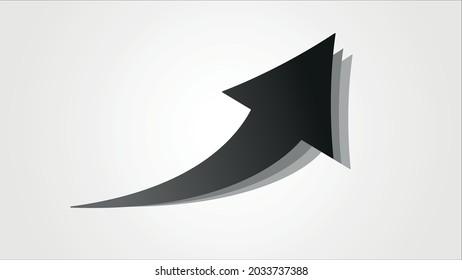 Rising Arrow for Growth | Growth Arrow | Vector layered|Arrow Icon 