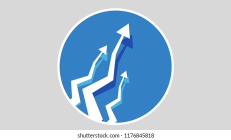 Rising Arrow Icon