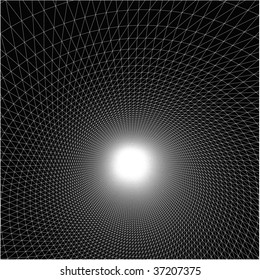 Rising of the artificial digital sun.