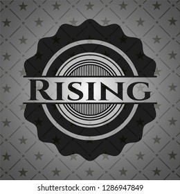 Rising dark badge