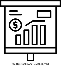Rising Economy Vector Icon Design