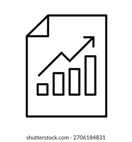 Gráfico o gráfico financiero en alza que representa el crecimiento del negocio, las tendencias del mercado de valores y el aumento de las ganancias.