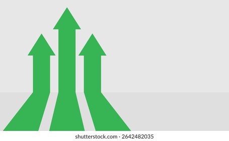 Rising green arrow. Money symbol with stretching arrow up. rising prices. Business cost sale icon. cash salary increase. investment growth vector illustration.
