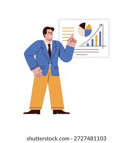 Ilustración del concepto de Vector de crecimiento creciente. Archivo EPS 