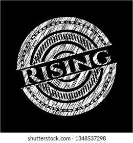 Rising on blackboard