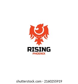 Rising phoenix logo design templates