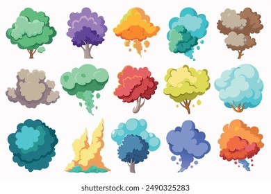 Rising Smoke Line Art Design Illustration Contemporary Elegant Artwork