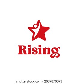 Rising Star Logo PNG Vector (EPS) Free Download