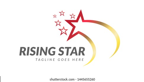 rising star clipart