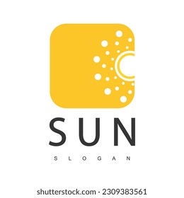 Rising Sun Logo Design Template