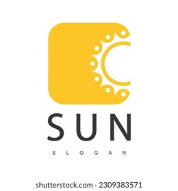 Rising Sun Logo Design Template