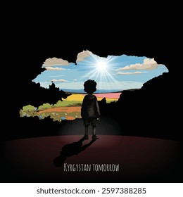 The rising sun over Kyrgyzstan symbolizes a new era of progress and possibility.