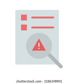 Risk Analysis icon vector image. Can also be used for Big Data. Suitable for mobile apps, web apps and print media.