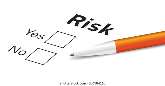 risk assessment concept vector business