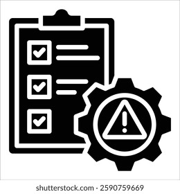 Risk Assessment Icon Element For Design