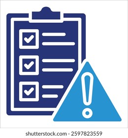 Risk Assessment Icon Element For Design