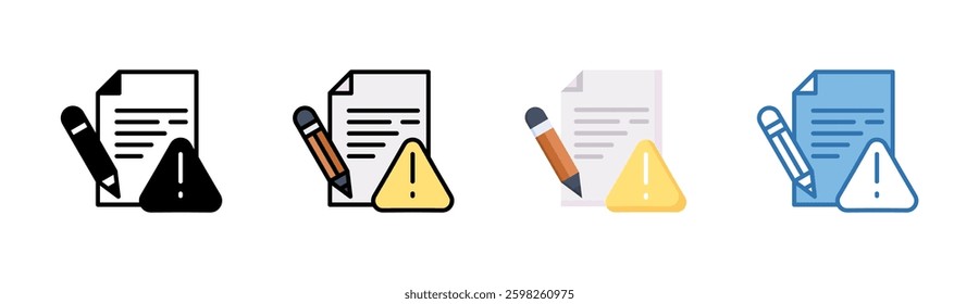 Risk Assessment Icon Element For Design