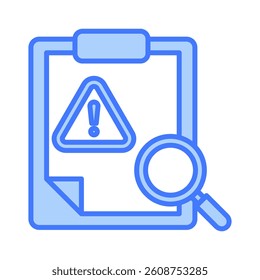 Risk Assessment Icon Element for Design