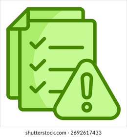 Risk Assessment Icon Element For Design