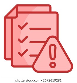 Risk Assessment Icon Element For Design