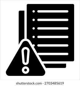Icono de evaluación de riesgos para el diseño