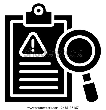 Risk Assessment Icon Element For Design