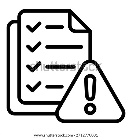 Risk Assessment Icon Element For Design