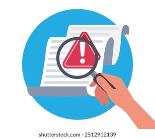 Risk assessment icon stock illustration