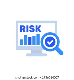 Risk Assessment Icon Vector Art Stock Vector (Royalty Free) 1936014007 ...