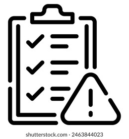 Risk Assessment icon for web, app, infographic, etc