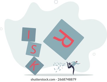 Averso ao risco, evitar ou minimizar o risco, fugir da incerteza, medo ou decisão de segurança para investimento, vida e emprego de pessoas.