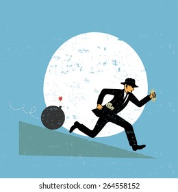 Risk in business concept